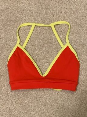 Five DanceWear Five The Label Red and Yellow Contrast Bralette